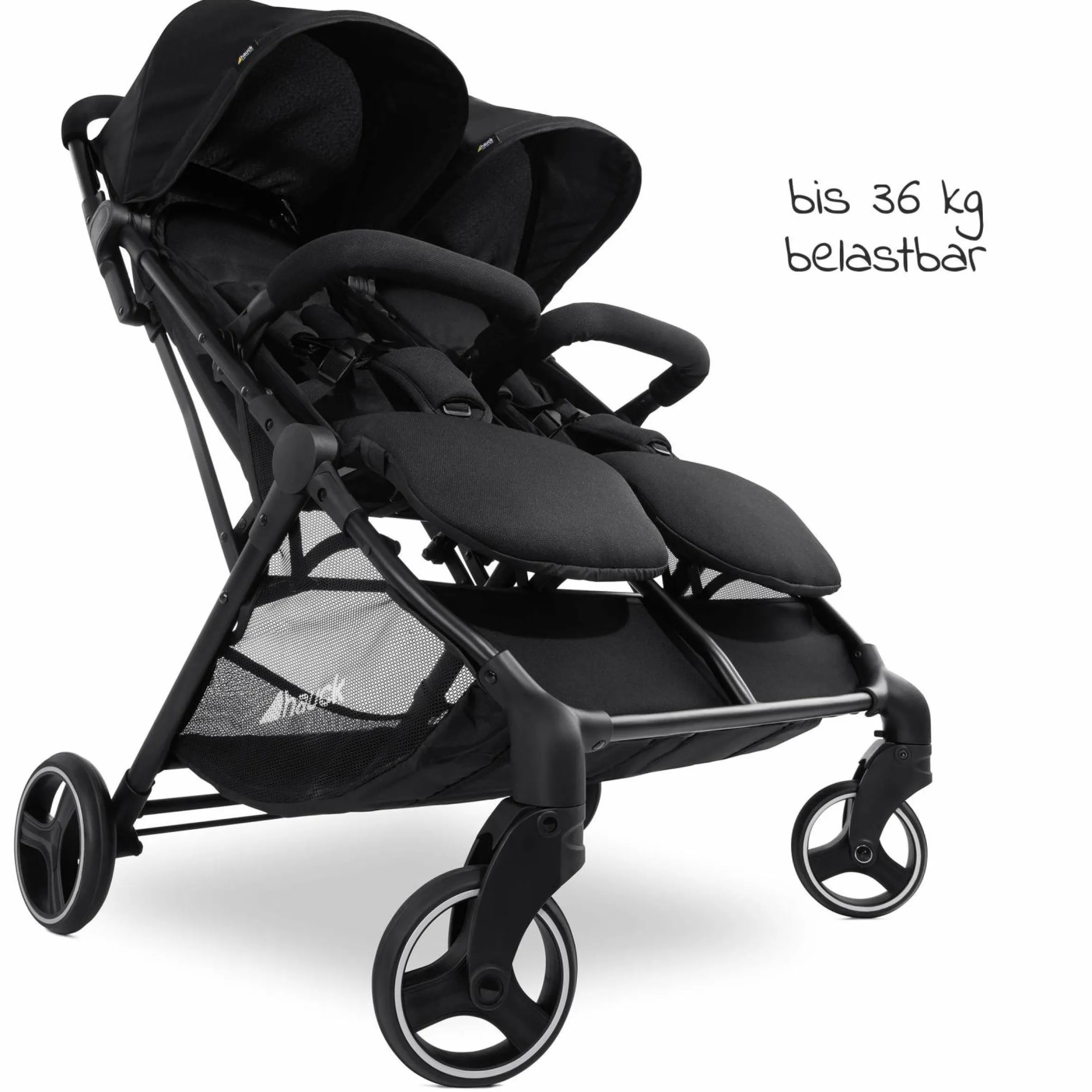 Zwillingsbuggy Swift X Duo (bis 36 kg) - Black